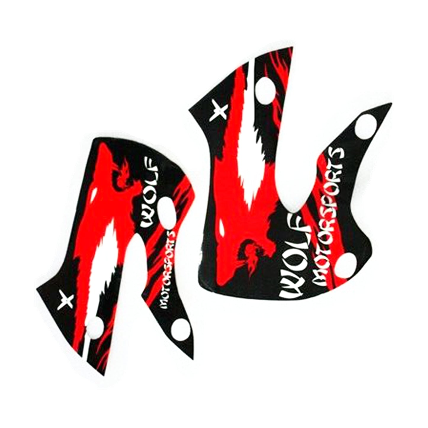 3M WOLF Decals Graphic Stickers Kit KLX 110 Style Fairing PIT PRO Dirt Bike