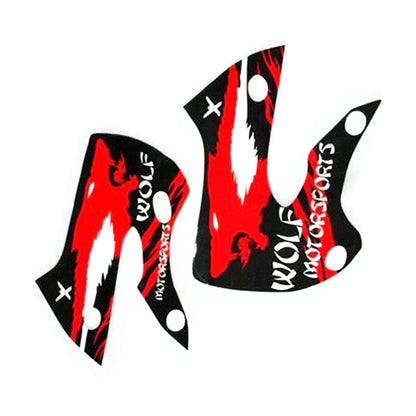 3M WOLF Decals Graphic Stickers Kit KLX 110 Style Fairing PIT PRO Dirt Bike