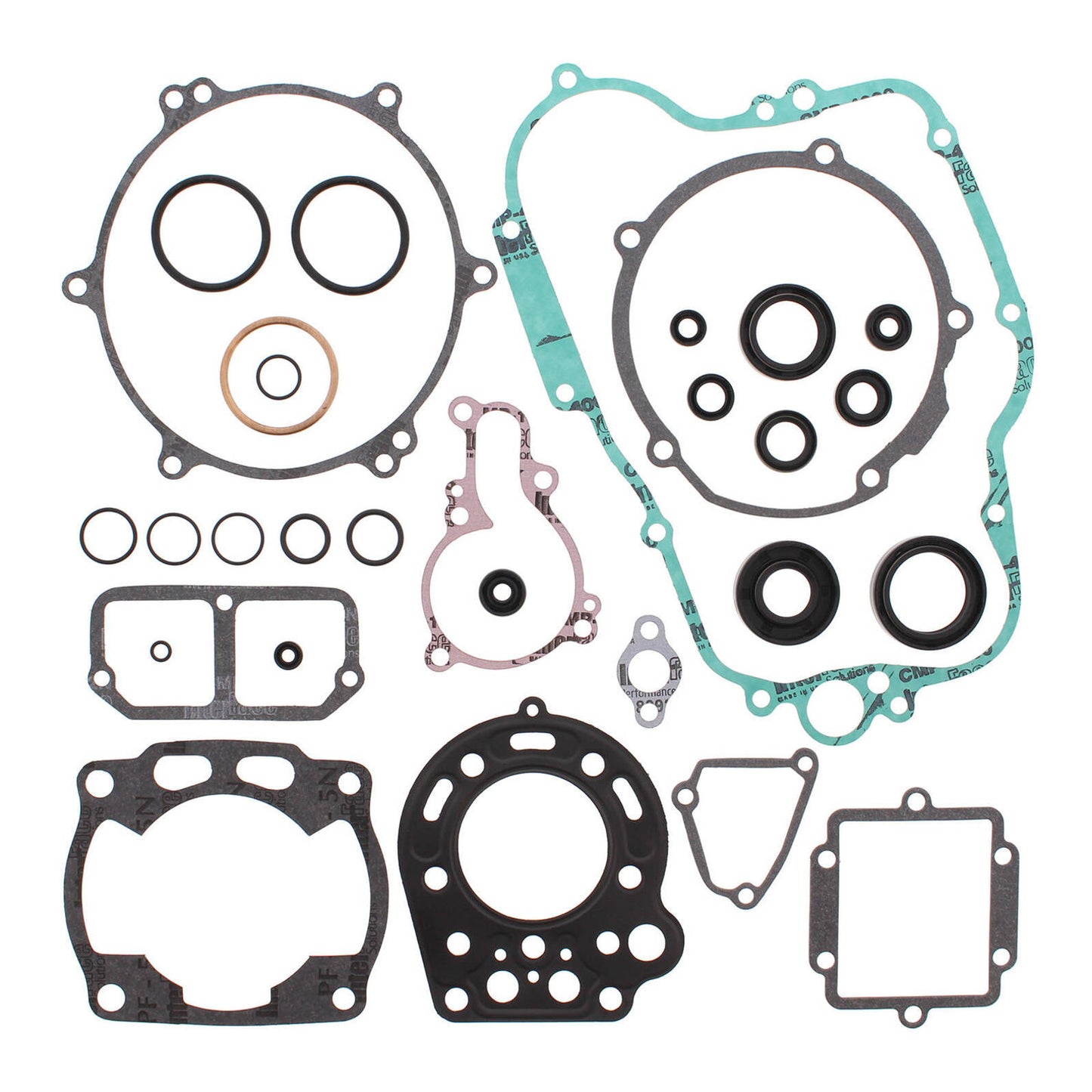VERTEX COMPLETE GASKET SET W/ OIL SEALS KAWASAKI