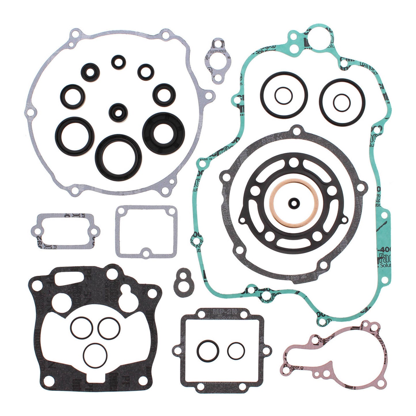 VERTEX COMPLETE GASKET SET W/ OIL SEALS KAWASAKI