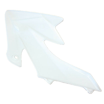 WHITE Plastic Front Tank Side Guard Fender Fairing CRF50 STYLE PIT PRO Dirt Bike