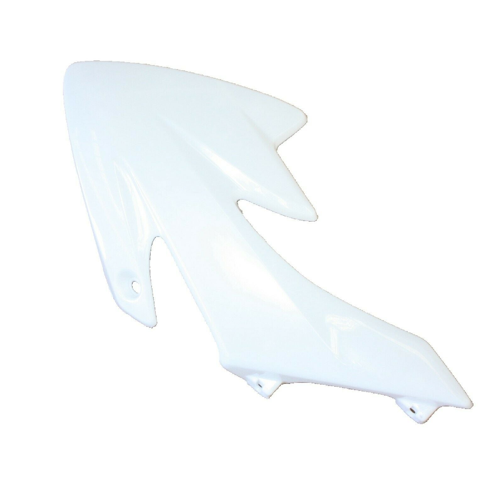 WHITE Plastic Front Tank Side Guard Fender Fairing CRF50 STYLE PIT PRO Dirt Bike