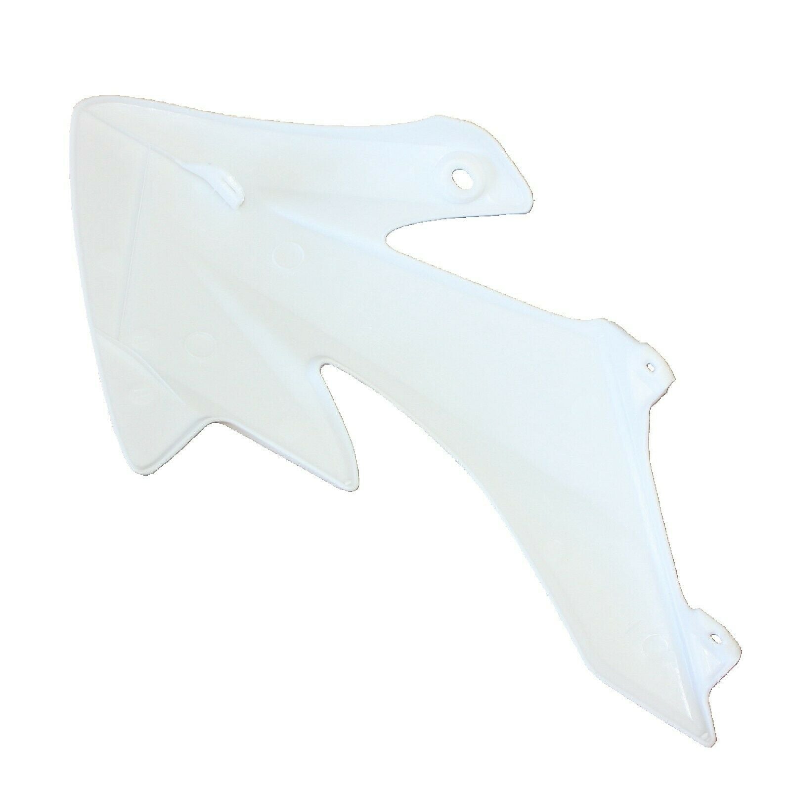 WHITE Plastic Front Tank Side Guard Fender Fairing CRF50 STYLE PIT PRO Dirt Bike