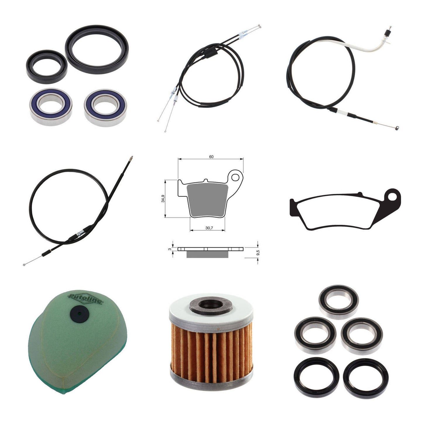 OFFROAD REFURB KIT - HON CRF450X 07-17