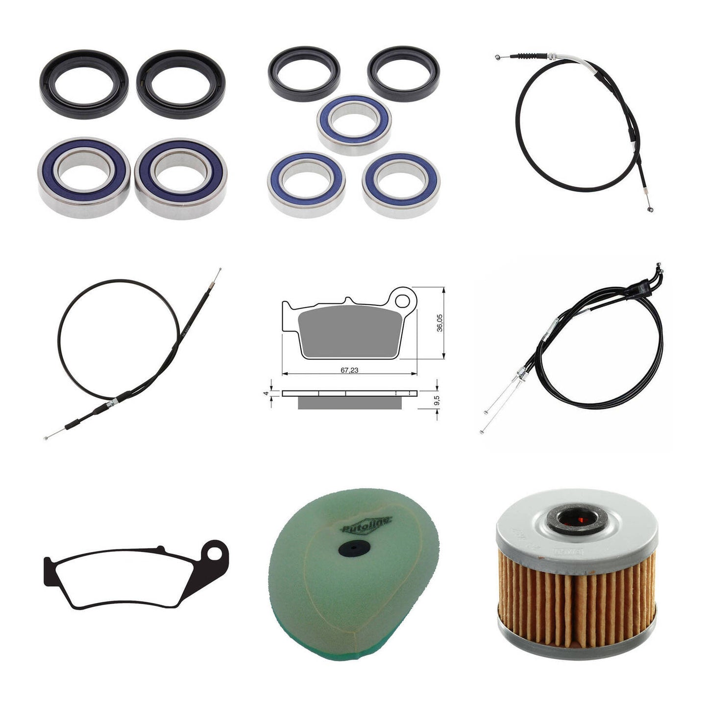 OFFROAD REFURB KIT - KAW KX450F 06-08