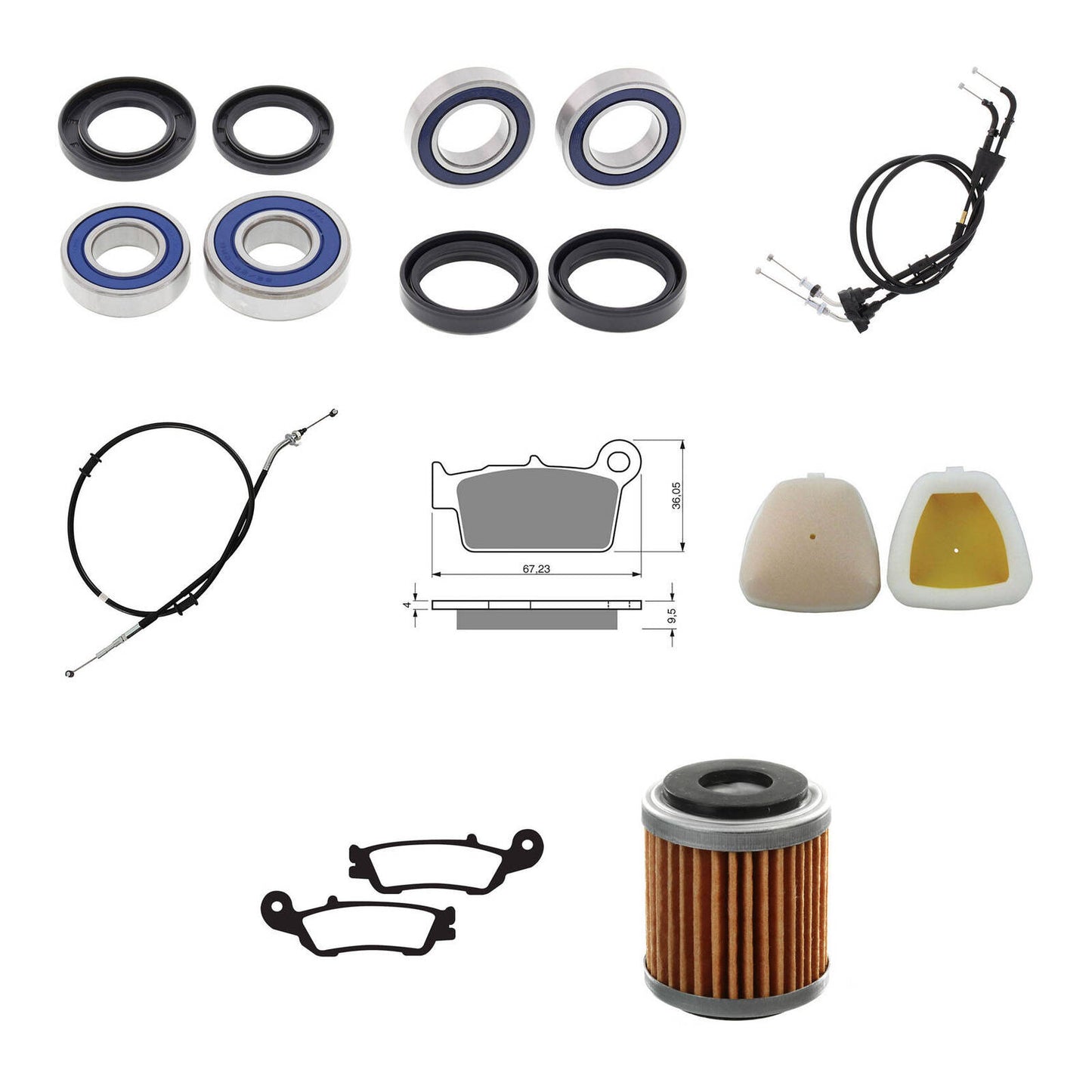 OFFROAD REFURB KIT - YAM YZ450FX 16-18