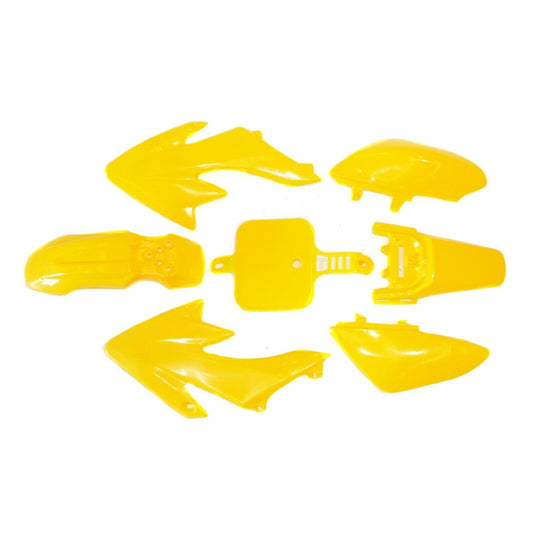 YELLOW Plastics Guard Fairing Fender Kit CRF50 STYLE 110 125cc PIT PRO Dirt Bike