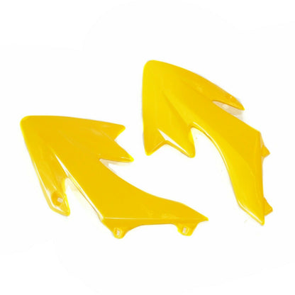 YELLOW Plastics Tank Side Guard Fenders Fairing CRF50 STYLE PIT PRO Dirt Bike