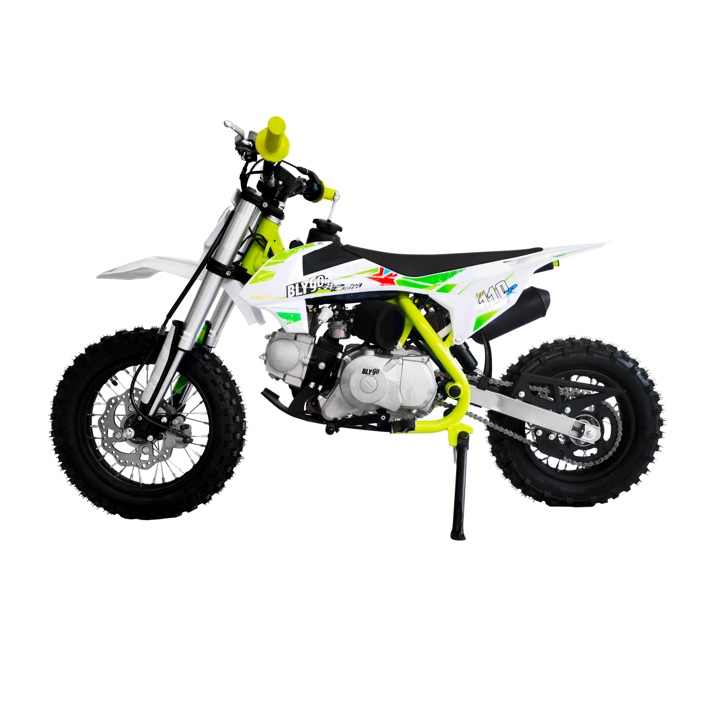 BLYGO – K1 110cc Semi-Auto Clutch 4 Gears Electric & Kick Start PIT Dirt Bike